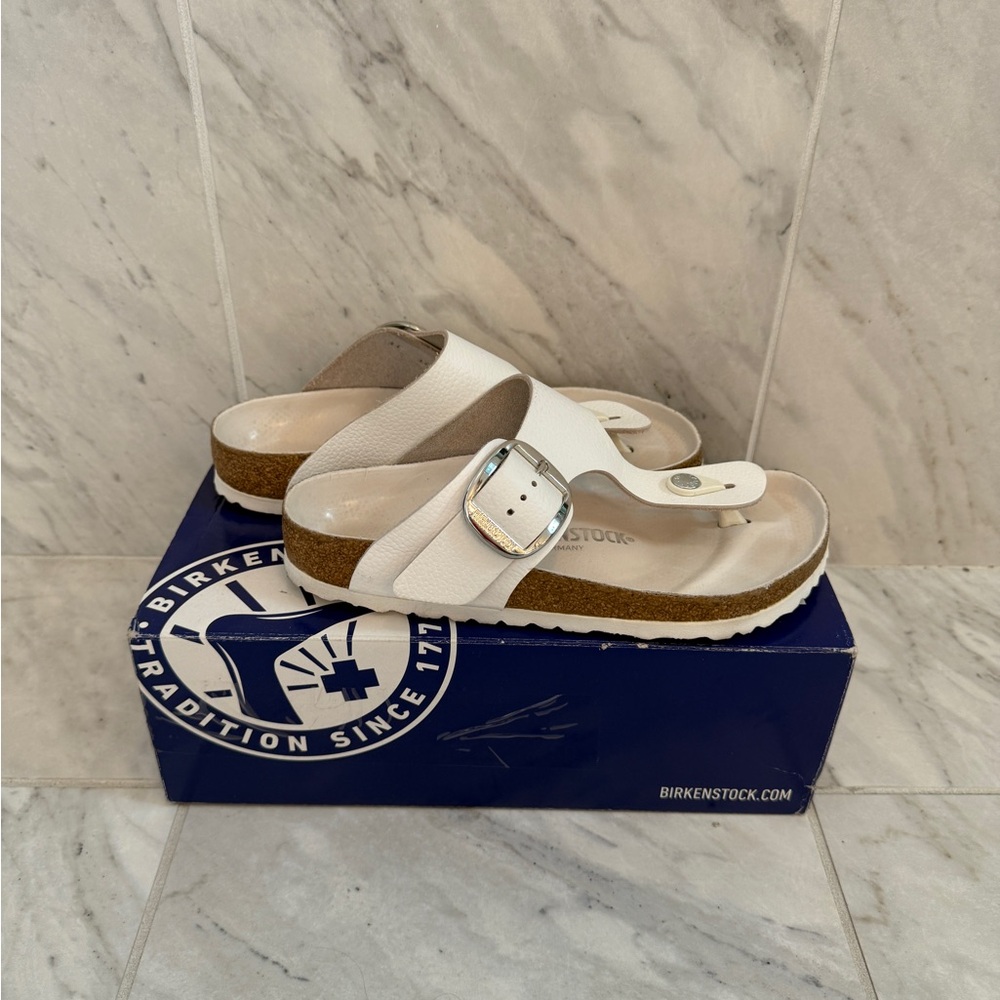 Birkenstock White Sandals